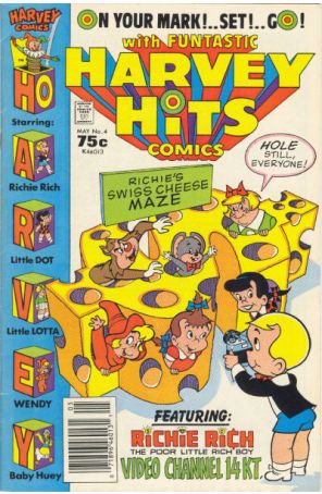 Harvey Hits Comics 4 (Newsstand) published by Harvey