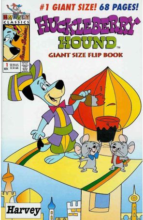 Huckleberry Hound And Quick Draw McGraw Giant-Size Flip Book 1 published by Harvey