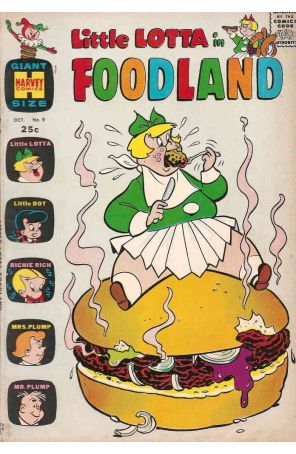 Little Lotta Foodland 9 published by Harvey