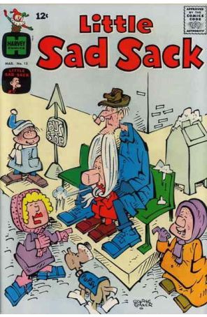 Little Sad Sack 15 published by Harvey with cover art by George Baker
