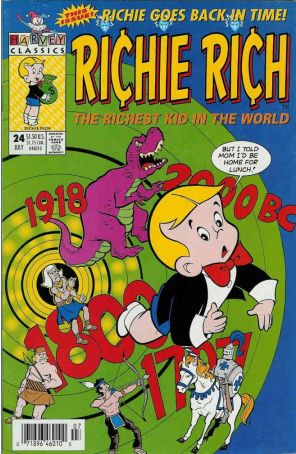 Richie Rich (2nd Series) 24 (Newsstand) published by Harvey
