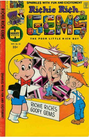 Richie Rich Gems 20 published by Harvey