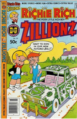 Richie Rich Zillionz 23 published by Harvey