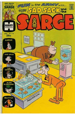 Sad Sack And The Sarge 118 published by Harvey
