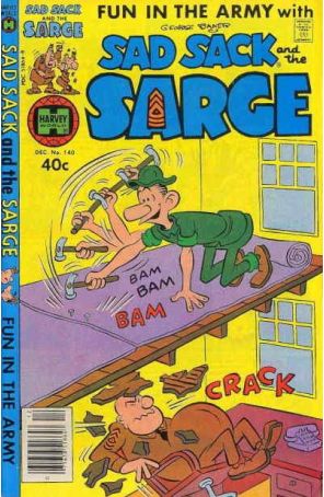 Sad Sack And The Sarge 140 published by Harvey