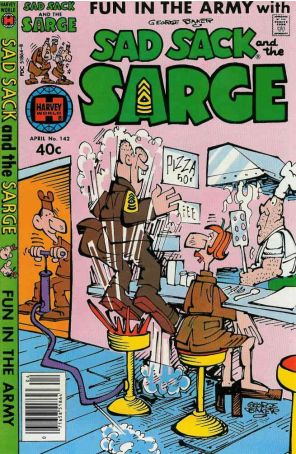 Sad Sack And The Sarge 142 published by Harvey