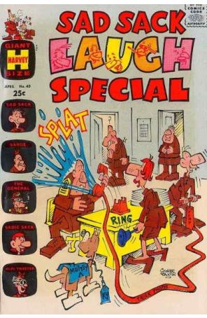 Sad Sack Laugh Special 40 published by Harvey with cover art by George Baker