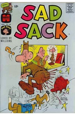 Sad Sack 164 published by Harvey with cover art by George Baker