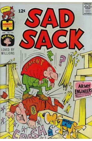 Sad Sack 173 published by Harvey with cover art by George Baker