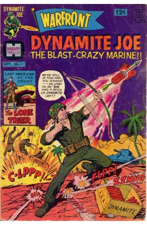 Warfront 37 published by Harvey with cover art by Jack Sparling and Wally Wood