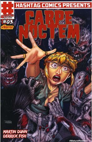Carpe Noctem 3 published by Hashtag Comics with cover art by Derrick Fish