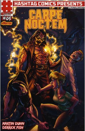 Carpe Noctem 5 published by Hashtag Comics with cover art by Derrick Fish