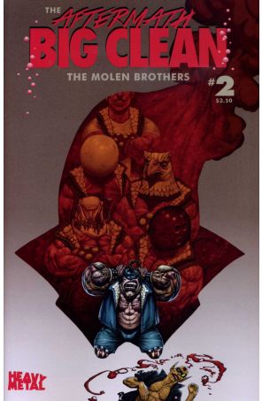 Aftermath: Big Clean 2A published by Heavy Metal with cover art by Kevin Molen