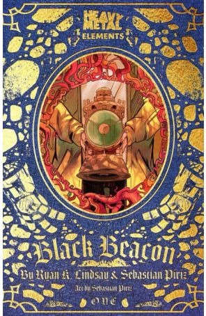Black Beacon 1 published by Heavy Metal with cover art by Sebastian Piriz