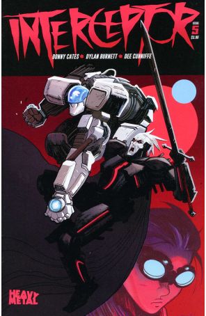 Interceptor 5A published by Heavy Metal with cover art by Dylan Burnett