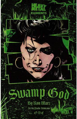 Swamp God 1 published by Heavy Metal with cover art by Armitano