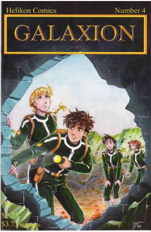 Galaxion (2nd Series) 4 published by Helikon with cover art by Tara Jenkins