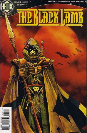 The Black Lamb 4 published by DC with cover art by Timothy Truman