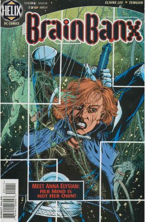 Brainbanx 1 published by DC with cover art by Jason Temujin