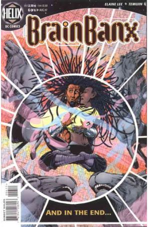 Brainbanx 6 published by DC with cover art by Jason Temujin