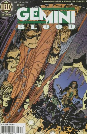 Gemini Blood 5 published by DC with cover art by Walt Simonson