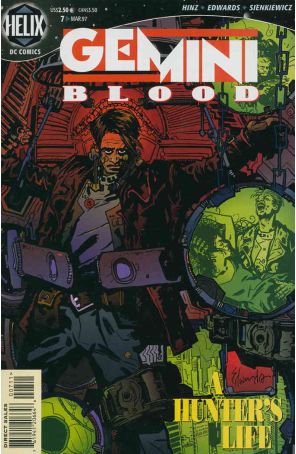 Gemini Blood 7 published by DC with cover art by Tommy Lee Edwards
