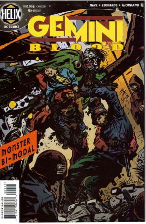 Gemini Blood 9 published by DC with cover art by Tommy Lee Edwards