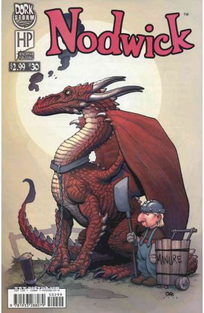 Nodwick 30 published by Dork Storm with cover art by Frank Cho