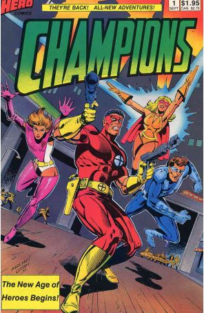 Champions (Hero) 1 published by Hero with cover art by Chris Marrinan