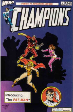 Champions (Hero) 2 published by Hero with cover art by Chris Marrinan