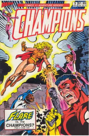 Champions (Hero) 3 published by Hero with cover art by Chris Marrinan