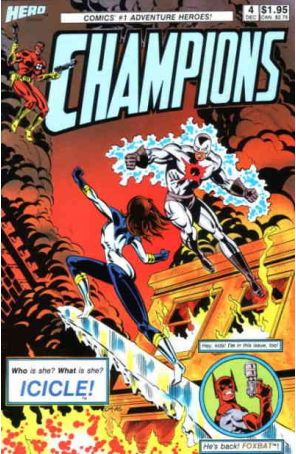 Champions (Hero) 4 published by Hero with cover art by Chris Marrinan