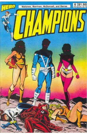 Champions (Hero) 6 published by Hero with cover art by Chris Marrinan