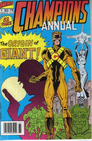 Champions (Hero) Annual 1 published by Hero with cover art by Chris Marrinan