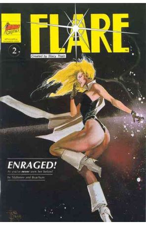 Flare (2nd Series) 2 published by Hero with cover art by Mark Beachum