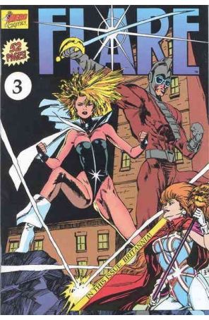 Flare (2nd Series) 3 published by Hero with cover art by Mark Beachum