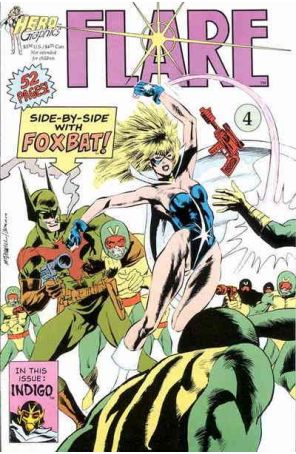 Flare (2nd Series) 4 published by Hero with cover art by McDowell