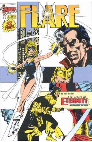 Flare (2nd Series) 5 published by Hero with cover art by Rick Hoberg
