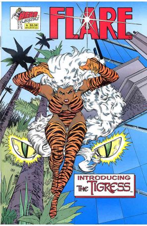 Flare (2nd Series) 6 published by Hero with cover art by Mark Propst