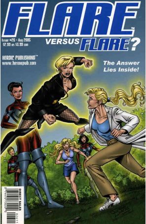 Flare (3rd Series) 26 published by Hero with cover art by Gordon Purcell
