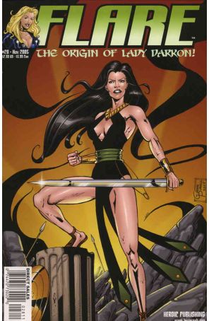 Flare (3rd Series) 28 published by Hero with cover art by Gordon Purcell