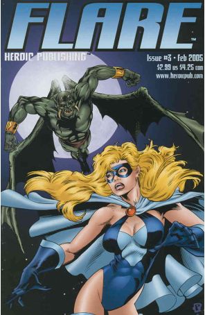 Flare (3rd Series) 3 published by Hero with cover art by Mike Propst