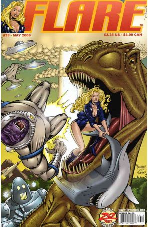 Flare (3rd Series) 33 published by Hero with cover art by Scott Shaw!