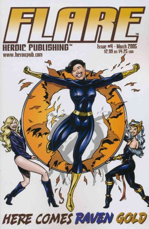 Flare (3rd Series) 4 published by Hero with cover art by Adam Walters