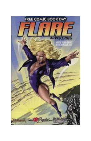 Flare Adventures 13 published by Hero with cover art by Frank Brunner