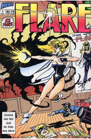 Flare 1 published by Hero with cover art by Tim Burgard