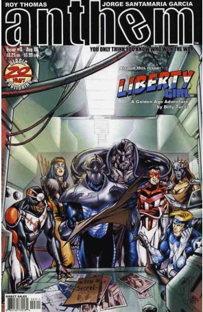 Anthem (Roy Thomas') 3 published by Heroic with cover art by Jorge Santamaria Garcia