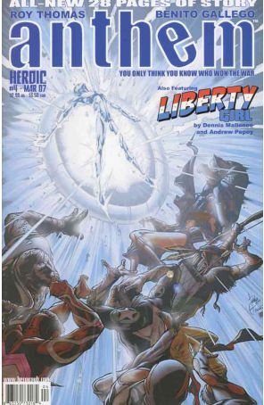 Anthem (Roy Thomas') 4 published by Heroic with cover art by Jorge Santamaria Garcia