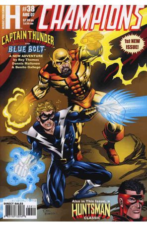 Champions (Heroic) 38 published by Heroic with cover art by Del Barras