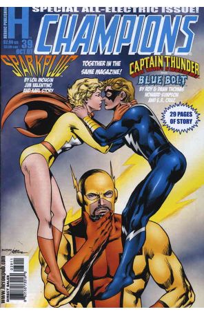 Champions (Heroic) 39 published by Heroic with cover art by Dell Barras